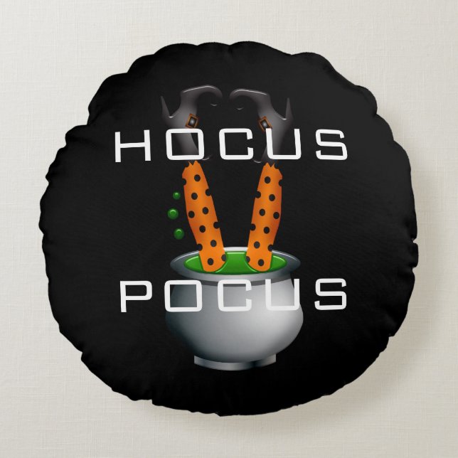 Halloween Sierkussen Rond Kussen (Voorkant)