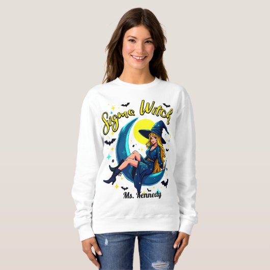 Halloween Sigma WitchGen Z Sigma Babe Gen Z Trui (Voorkant volledig)