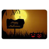 Halloween Sign with Pumpkins - Flexible Magnet Magneet (Horizontaal)