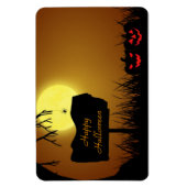 Halloween Sign with Pumpkins - Flexible Magnet Magneet (Verticaal)