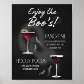 Halloween Signature Drank Bord Poster (Voorkant)
