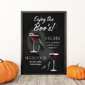 Halloween Signature Drink Sign Poster