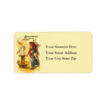 Halloween Signs  Adres Label