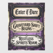 Halloween Signs Raamsticker (Vel)