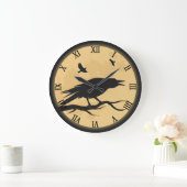 Halloween Silhouette-ontwerp Grote Klok (Huis)