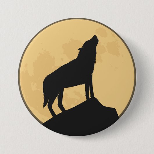 Halloween Silhouette-ontwerp Ronde Button 7,6 Cm (Voorkant)