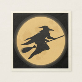  Halloween Silhouette-ontwerp Servetten