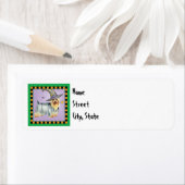 Halloween Silky Terrier Etiket (Insitu)