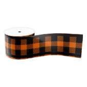 Halloween Sinaasappel en zwart geplakt lint (Spoel)