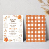 Halloween Sinaasappel Onze kleine Boo Baby shower Kaart