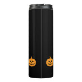 Halloween Sinaasappel Pompoen Spice Sweet of Nice Thermosbeker (Achterkant)