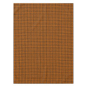 Halloween Sinaasappel Zwart geruit Home Party Deco Tafelkleed (Voorkant)