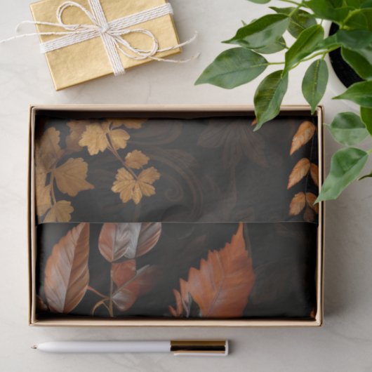 Halloween Sinaasappel & Zwart Rozen Decoupage Papi Tissuepapier (Geschenk)