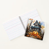 Halloween Sinaasappels pompoenen voor het huis Notitieboek (Binnen)