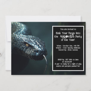 Halloween Sinister Serpent Halloween Bash Kaart