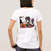 Halloween Sisters - Spooky Schrijfpraktijk T-shirt (Achterkant)