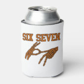 Halloween Six Seven Meme Gebarentaal 67 Mason Blikjeskoeler (Blikje Voorkant)