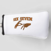 Halloween Six Seven Meme Gebarentaal 67 Mason Golfheadcover (Voorkant)