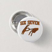Halloween Six Seven Meme Gebarentaal 67 Mason Ronde Button 3,2 Cm (Voorkant /achterkant)