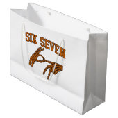 Halloween Six Seven Meme Sign Language 67 Mason  Groot Cadeauzakje (Voorkant Gekanteld)