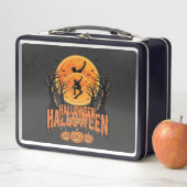 Halloween Skateboard Maan Ontwerp Halloween (In situ)
