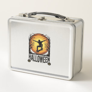 Halloween Skateboard Maan Vintage Vector Design_1