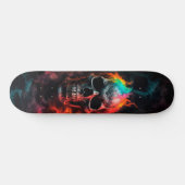 Halloween skateboard schedel (Horizontaal)