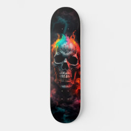 Halloween skateboard schedel