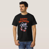 Halloween Skateboard Skeleton T-shirt (Voorkant volledig)