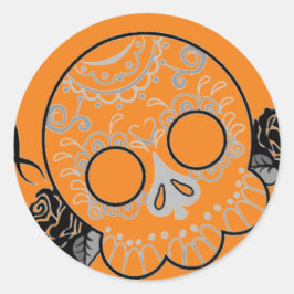 HALLOWEEN SKEDEL STICKER