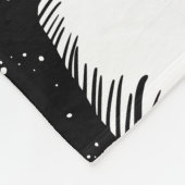 halloween skelet astronaut fleece deken (Hoek)