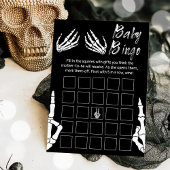Halloween Skelet Baby shower Bingo spel Kaart