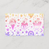 Halloween Skelet Baby shower Luier Raffle Informatiekaartje (Achterkant)