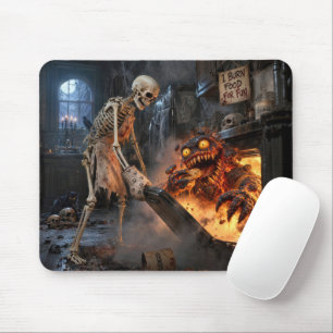 Halloween Skelet Bakken Koekjes Muismat