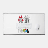 halloween-skelet bureaumat (Keyboard & Muis)