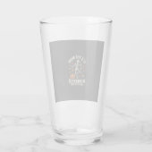 Halloween Skelet Dans Pompoen Herfst Glas (Achterkant)