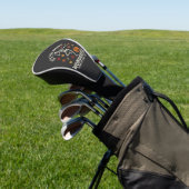 Halloween Skelet Dans Pompoen Herfst Golfheadcover (Insitu)
