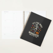 Halloween Skelet Dans Pompoen Herfst Planner (Display)