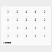 Halloween skelet Dood Hart Sticker (Vel)