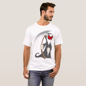 Halloween skelet Dood T-shirt (Voorkant volledig)