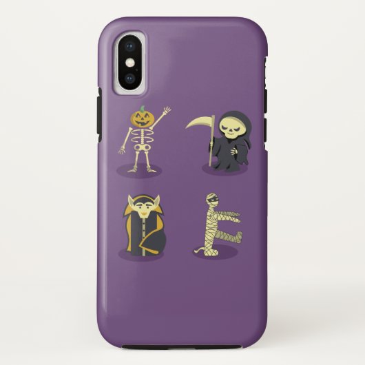 Halloween Skelet Dracula Mumie Grim Reaper Case-Mate iPhone Case (Achterkant)