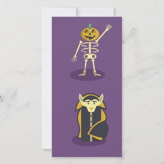 Halloween Skelet Dracula Mummy Grim Reaper (Voorkant)
