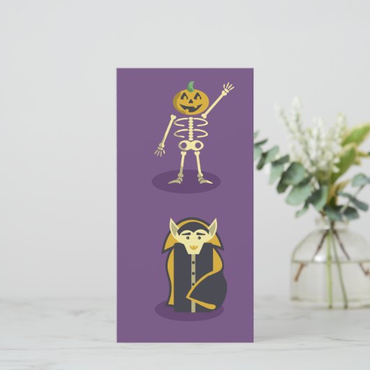 Halloween Skelet Dracula Mummy Grim Reaper (Staand voorkant)