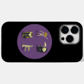 Halloween Skelet Dracula Mummy Grim Reaper Case-Mate iPhone Case (Achterkant (horizontaal))