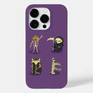 Halloween Skelet Dracula Mummy Grim Reaper Case-Mate iPhone 14 Pro Hoesje
