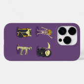 Halloween Skelet Dracula Mummy Grim Reaper Case-Mate iPhone Case (Achterkant (horizontaal))