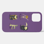 Halloween Skelet Dracula Mummy Grim Reaper Case-Mate iPhone Case (Achterkant (horizontaal))
