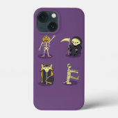 Halloween Skelet Dracula Mummy Grim Reaper Case-Mate iPhone Case (Achterkant)