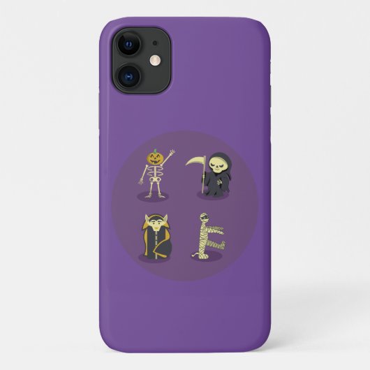 Halloween Skelet Dracula Mummy Grim Reaper Case-Mate iPhone Case (Achterkant)