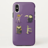 Halloween Skelet Dracula Mummy Grim Reaper Case-Mate iPhone Case (Achterkant)